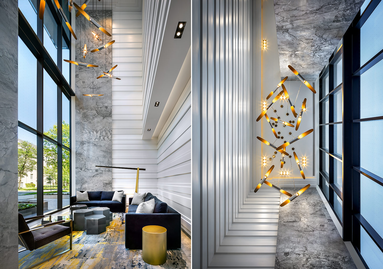 1 Thousand Bay Condo Lobby by Cresford Developments