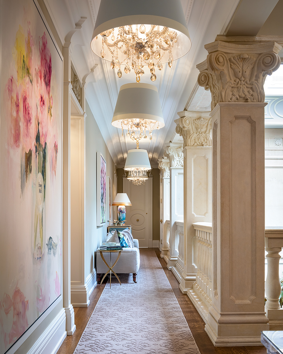 Lori Morris Design Luxury Grand Hallway