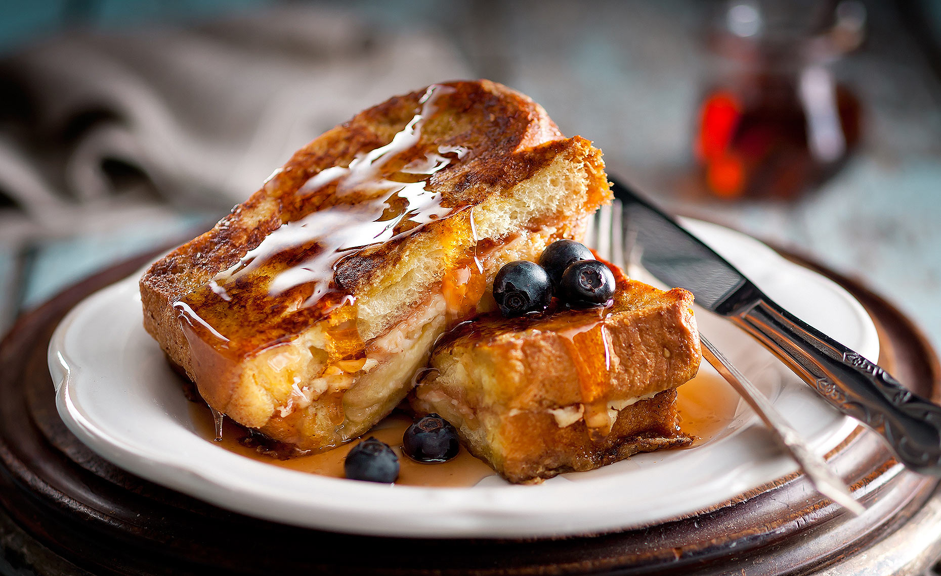 French Toast with blueberries