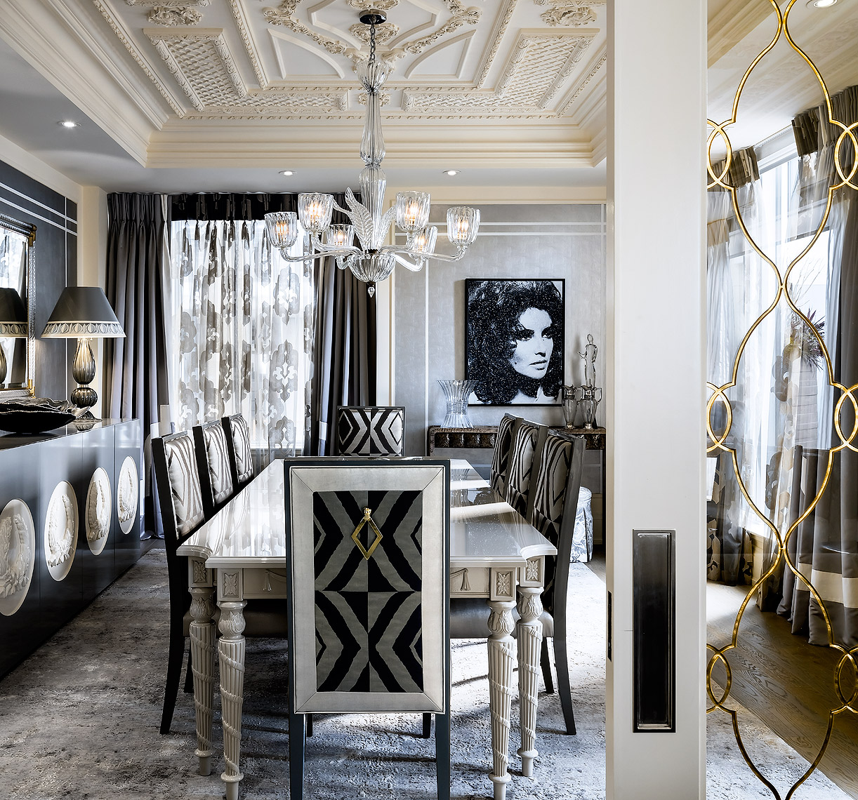 Elizabeth Taylor Dining Room by Lori Morris Design - Toronto Architectural Photographer