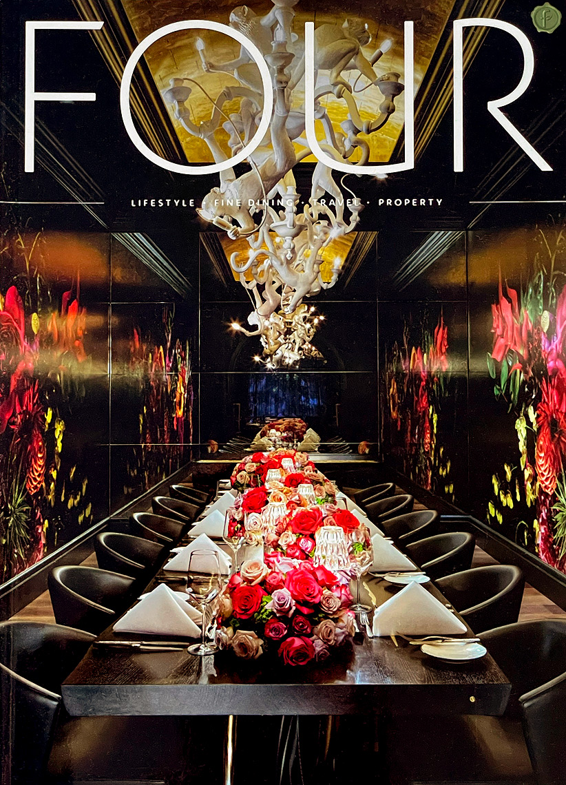 FOUR Magazine Cover - 2021. The Grand Bohemian Hotel, Charlotte