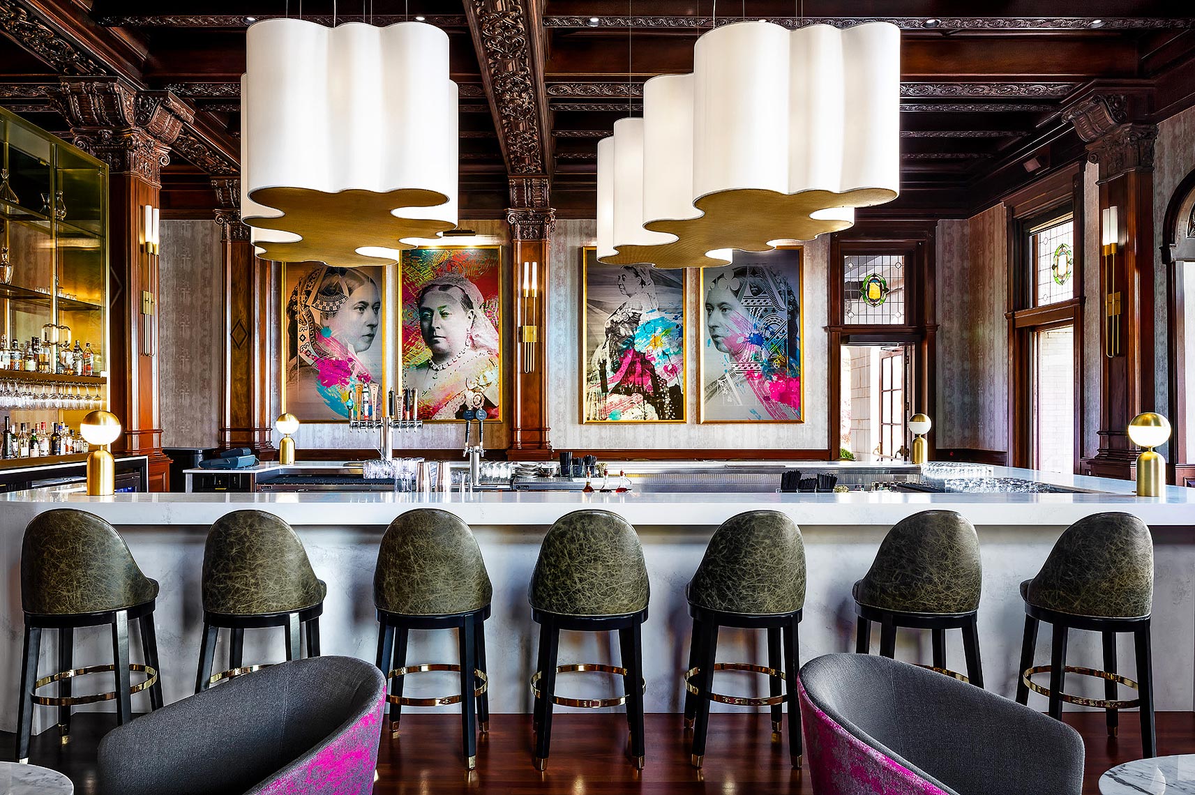 Fairmont Empress Hotel - Q Lounge - Restaurant Photography
