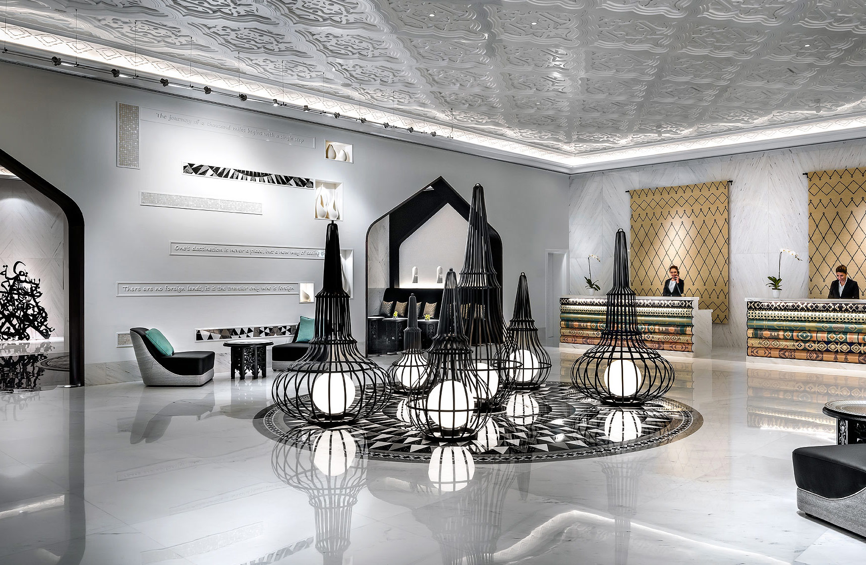 Fairmont Fujairah, UAE Hotel Lobby by Stickman Design