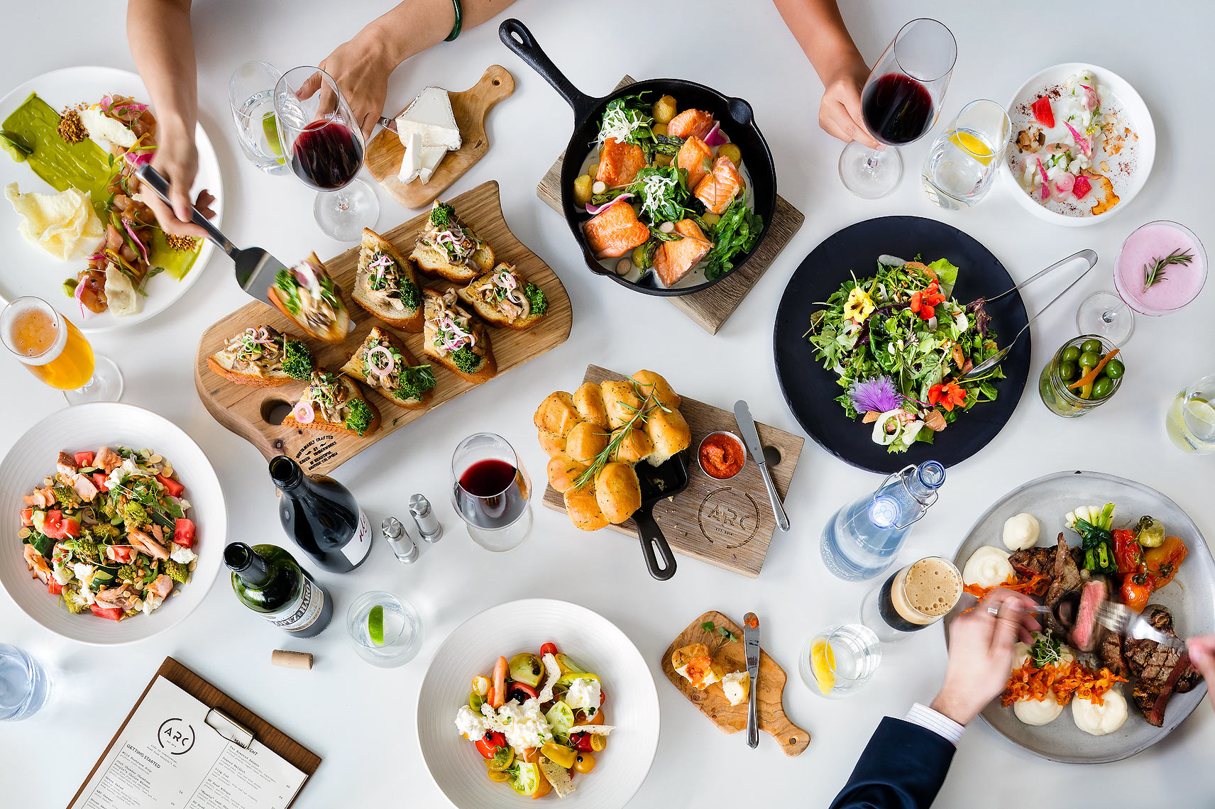 Fairmont Waterfront Hotel ARC Restaurant Vancouver food photography