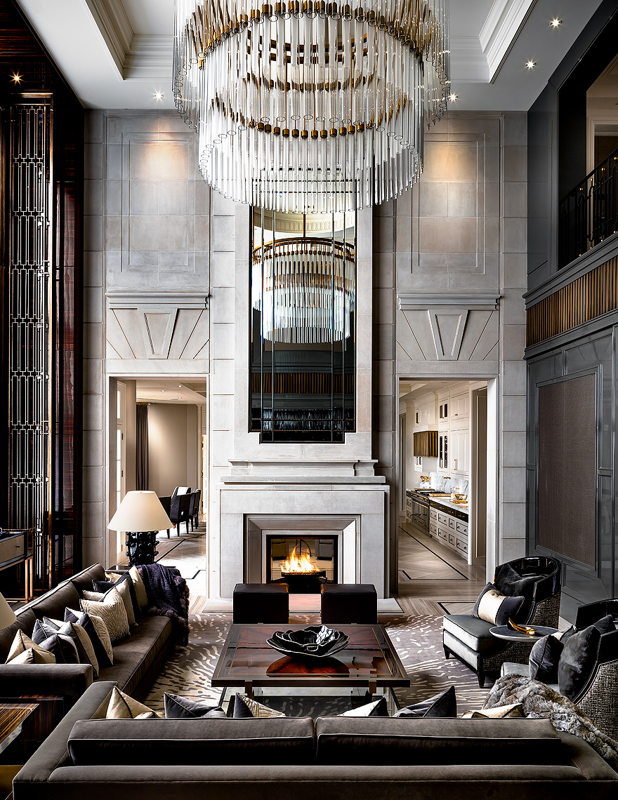 Ferris Rafauli Design Luxury Livingroom - Toronto Architectural Photographer