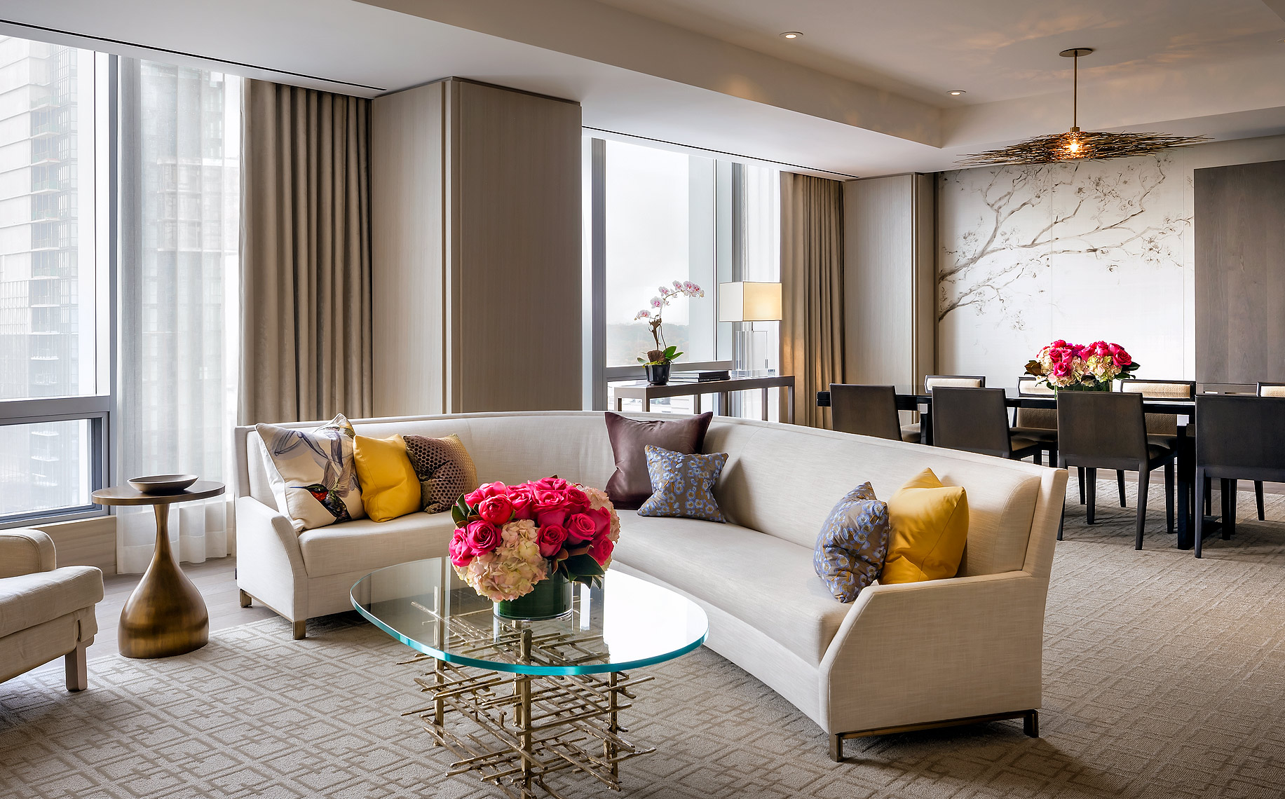 Four Seasons Hotel Toronto, Royal Suite - Design by Yabu Pushelberg - Hotel Photography.