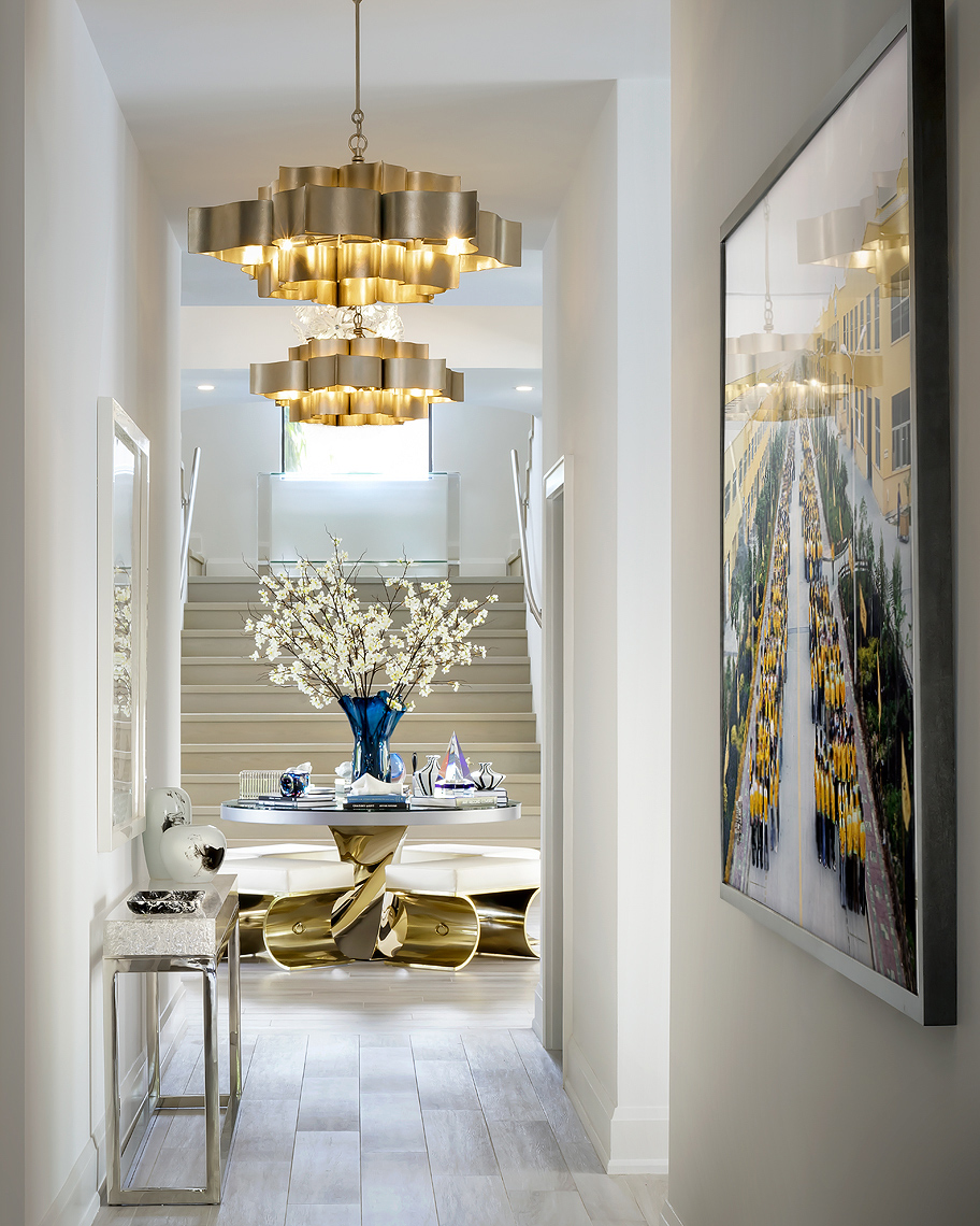 Lori Morris Design - Hallway in Florida residence