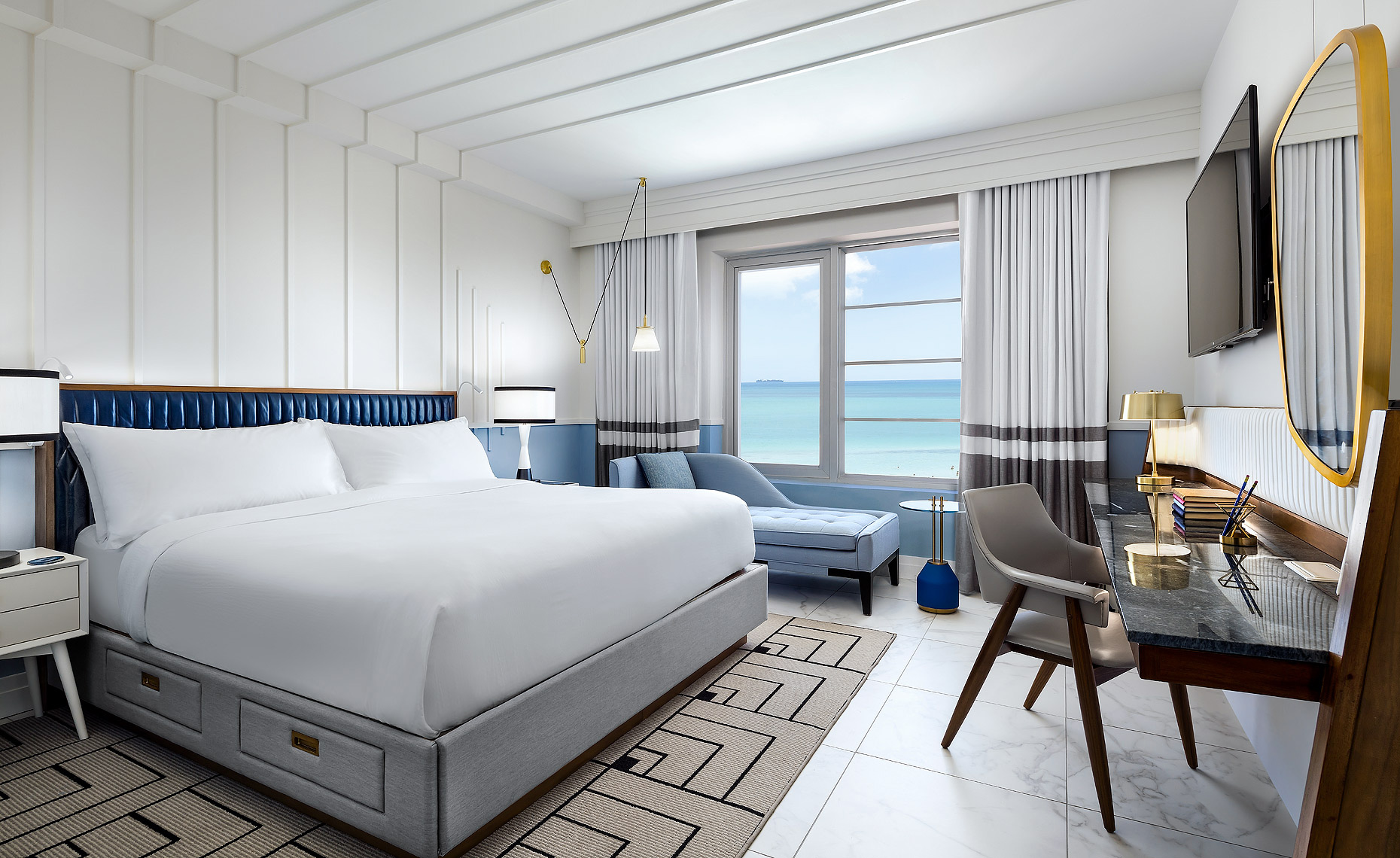 The Cadillac Resort & Beach Club by Marriott Autograph Collection, King Guestroom - hotel photography