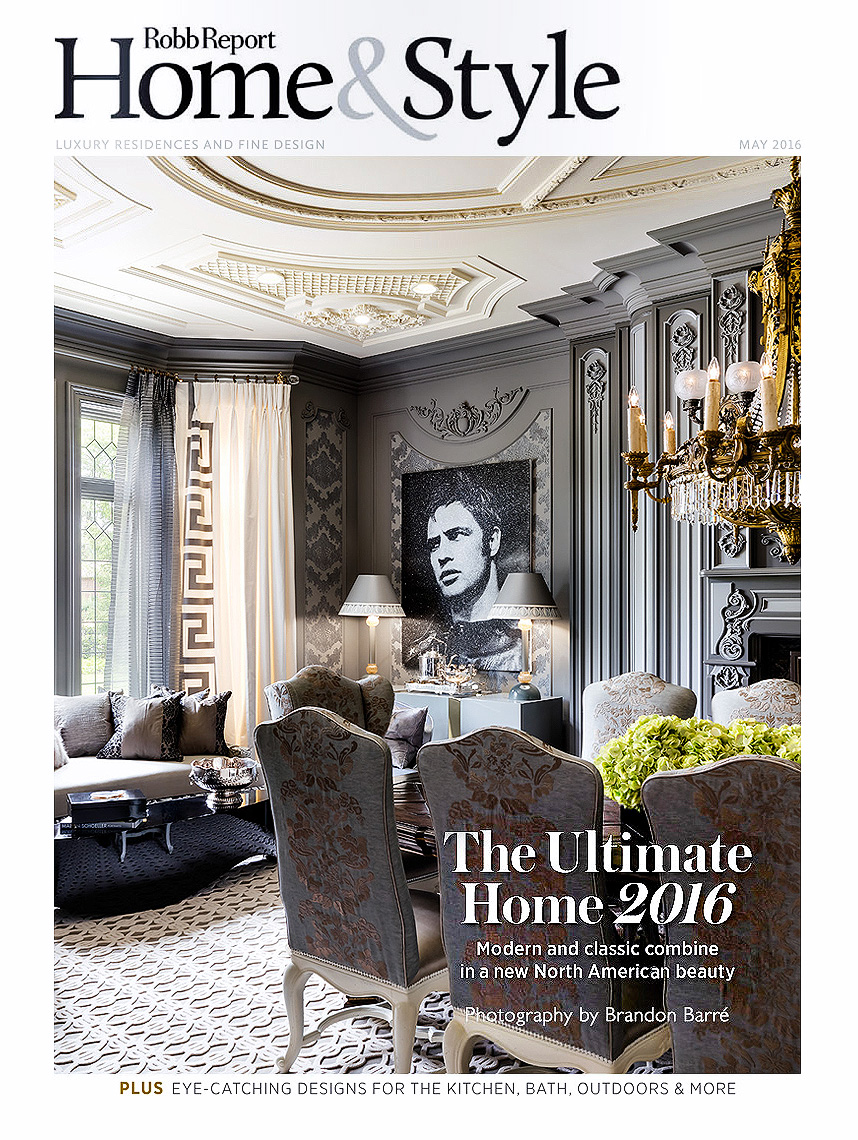 Robb Report Magazine Cover. Design by Lori Morris Design