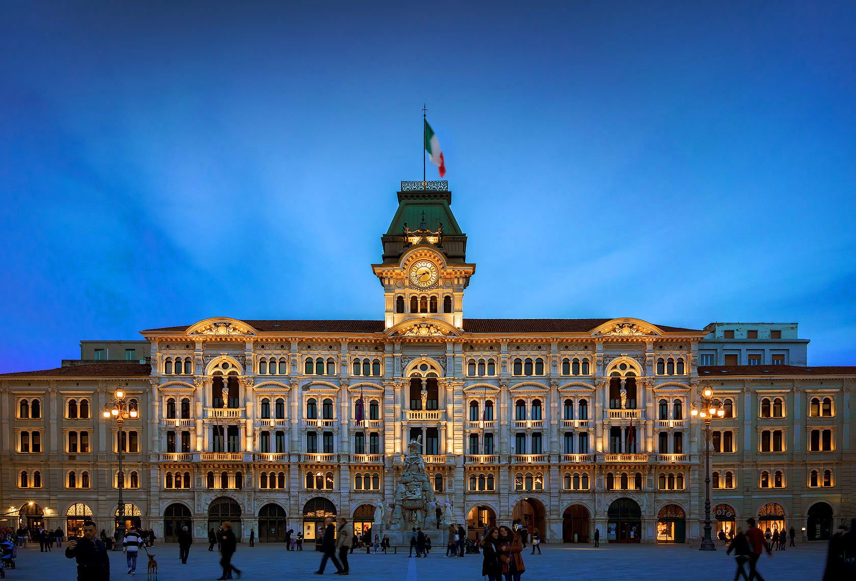 Trieste, Italy - Town Hall of Trieste, Trieste - Piazza Unità d