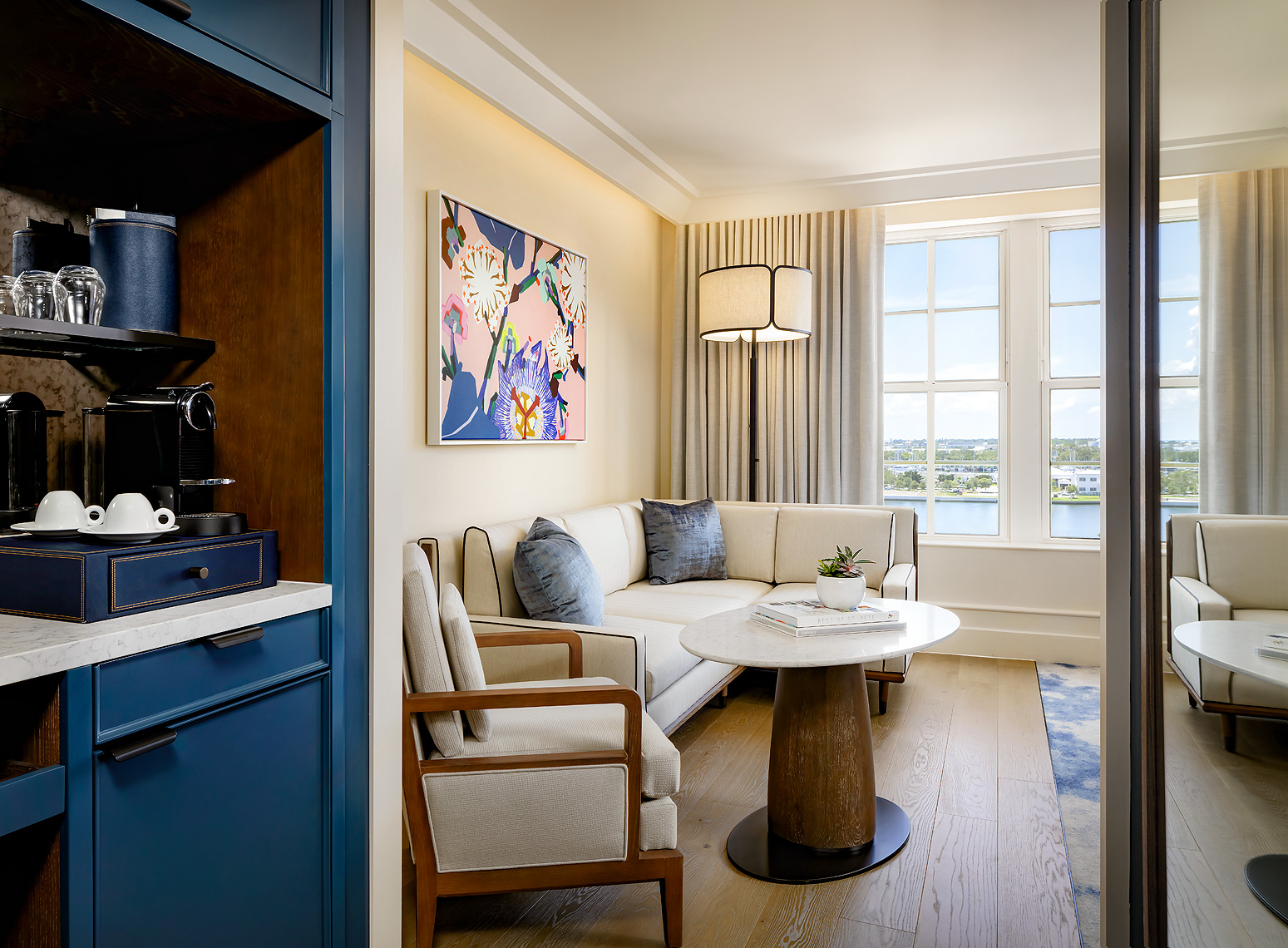 The Vinoy Resort & Golf Club, St. Petersburg, Florida - Guest Room. Design by Rockwell Group